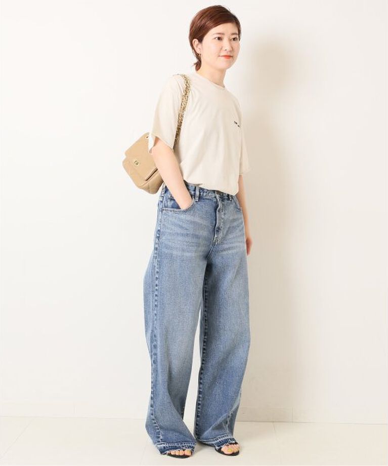Spick and Span「5 1/2 LOOSE-STRAIGHT DENIM」|デニム|
