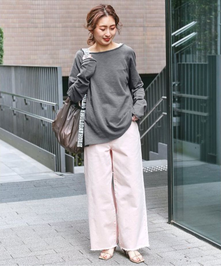 Spick and Span「≪追加≫コットンスラブクルーネックプルオーバー」|Tシャツ・カットソー|