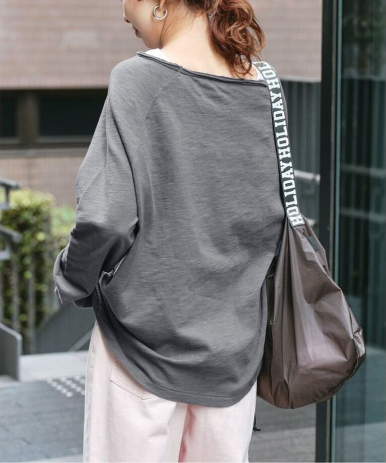 Spick and Span「≪追加≫コットンスラブクルーネックプルオーバー」|Tシャツ・カットソー|