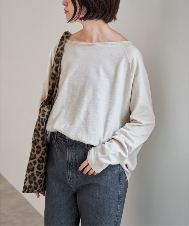 Spick and Span「≪追加≫コットンスラブクルーネックプルオーバー」|Tシャツ・カットソー|