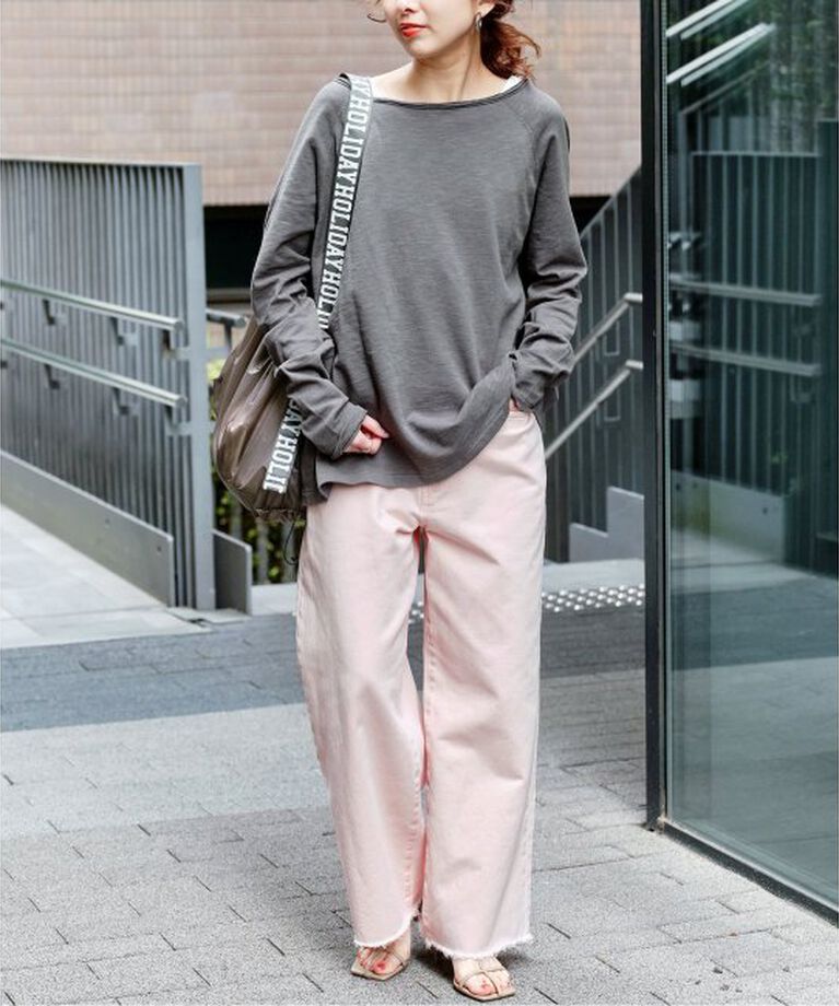 Spick and Span「≪追加≫コットンスラブクルーネックプルオーバー」|Tシャツ・カットソー|