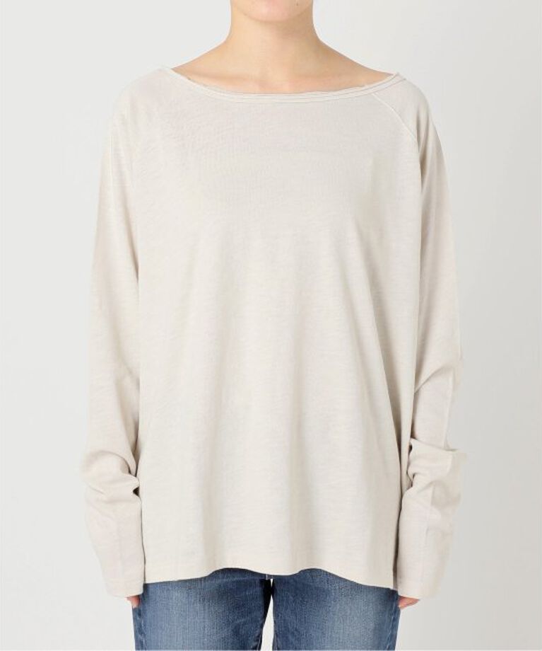 Spick and Span「≪追加≫コットンスラブクルーネックプルオーバー」|Tシャツ・カットソー|