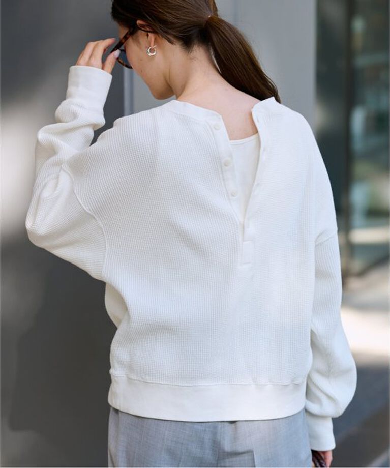FRAMeWORK「≪追加≫ワッフルヘンリープルオーバー」|Tシャツ・カットソー|
