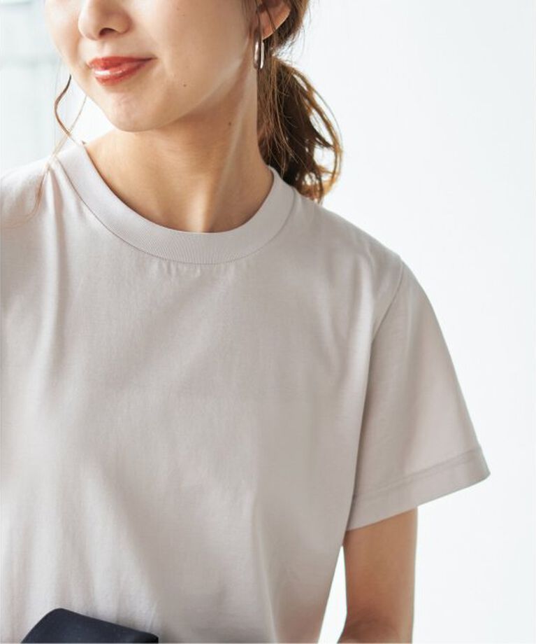 Spick and Span「《追加》ファインコットンTシャツ」|Tシャツ・カットソー|