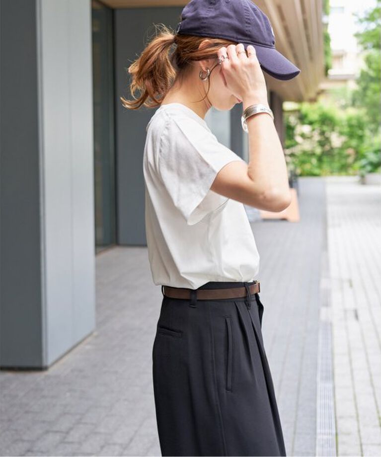 Spick and Span「《追加》ファインコットンTシャツ」|Tシャツ・カットソー|