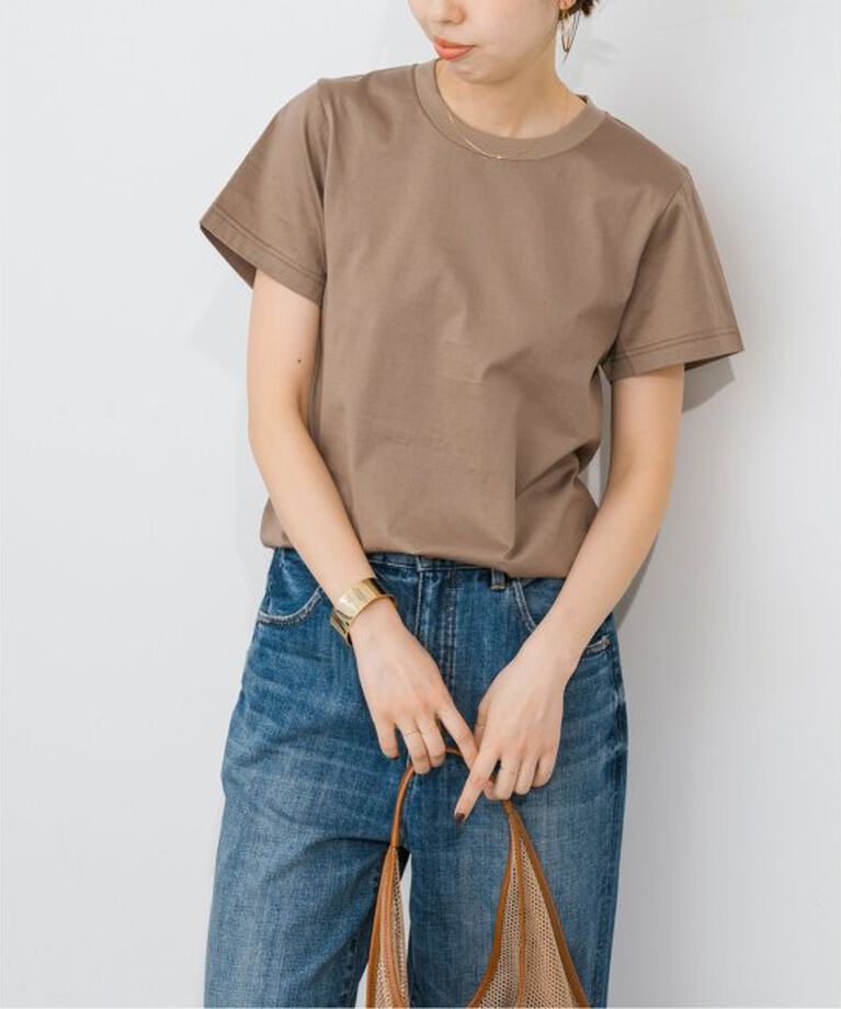 Spick and Span「《追加》ファインコットンTシャツ」|Tシャツ・カットソー|