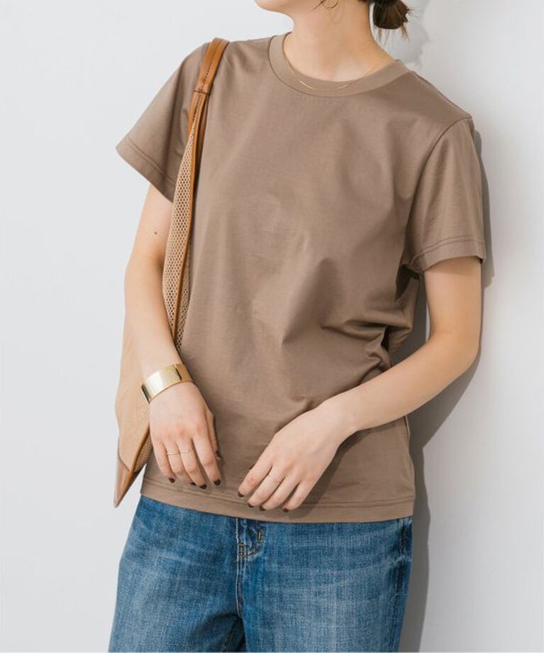 Spick and Span「《追加》ファインコットンTシャツ」|Tシャツ・カットソー|