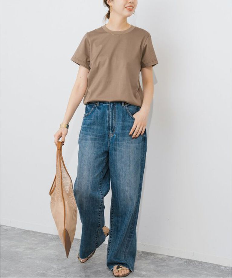 Spick and Span「《追加》ファインコットンTシャツ」|Tシャツ・カットソー|