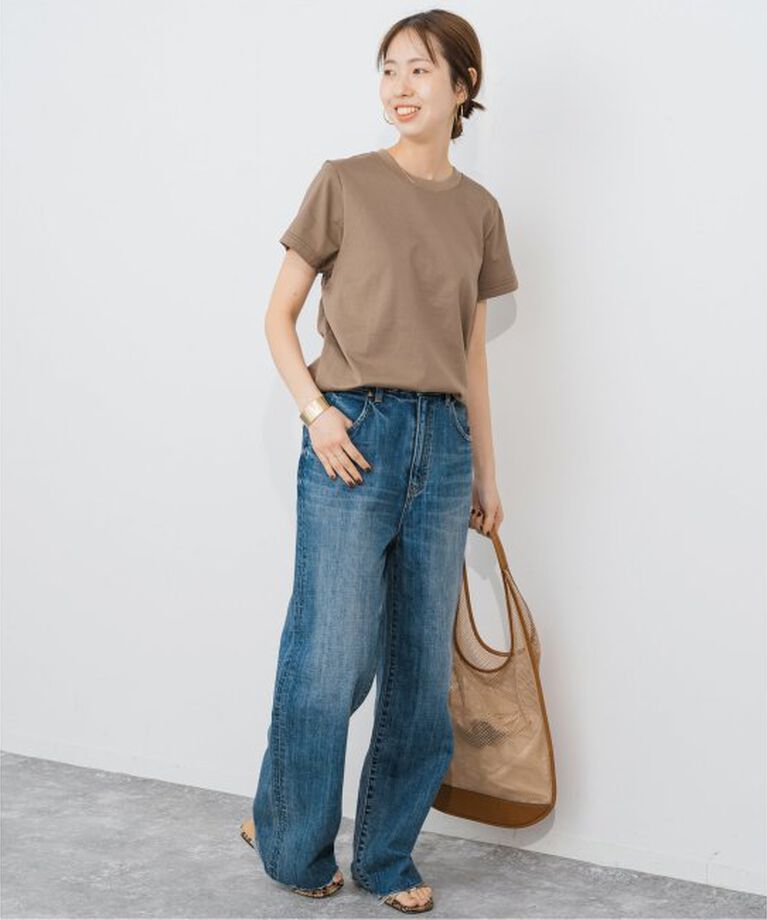 Spick and Span「《追加》ファインコットンTシャツ」|Tシャツ・カットソー|