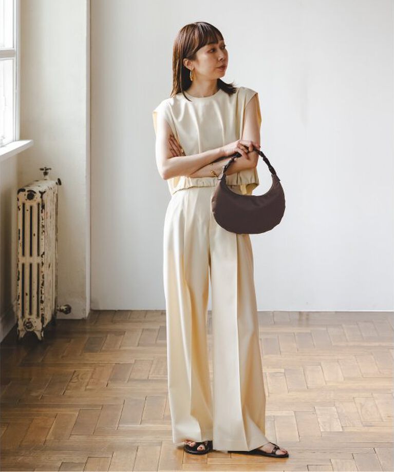 NOBLE「LE VERNIS/ルベルニ Cord moon bag S」|ショルダー・メッセンジャー|