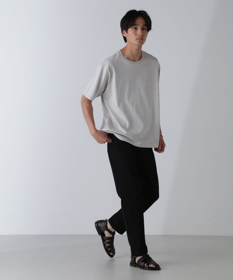 nano･universe「リラックスボーダーTシャツ 半袖」|Tシャツ・カットソー|