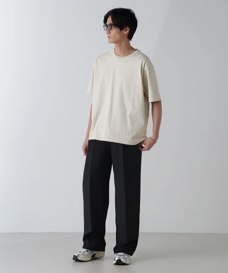 nano･universe「リラックスボーダーTシャツ 半袖」|Tシャツ・カットソー|