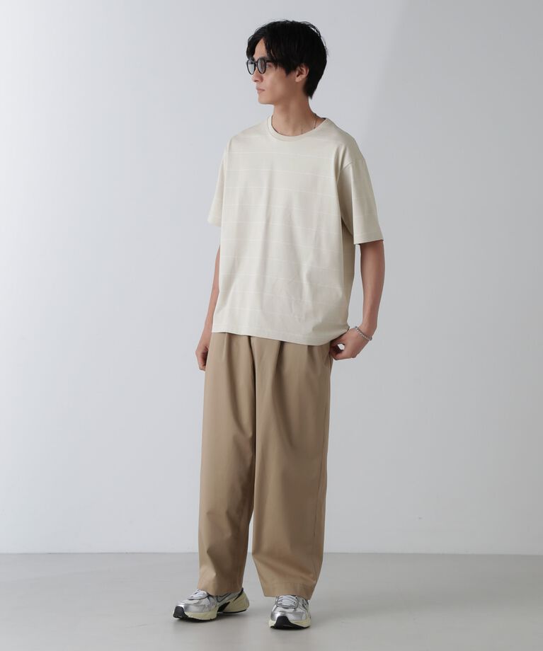 nano･universe「リラックスボーダーTシャツ 半袖」|Tシャツ・カットソー|