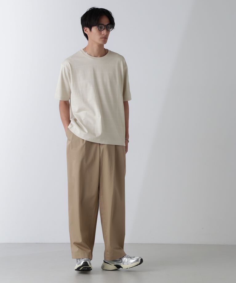 nano･universe「リラックスボーダーTシャツ 半袖」|Tシャツ・カットソー|