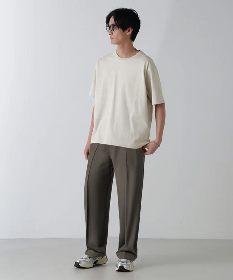 nano･universe「リラックスボーダーTシャツ 半袖」|Tシャツ・カットソー|