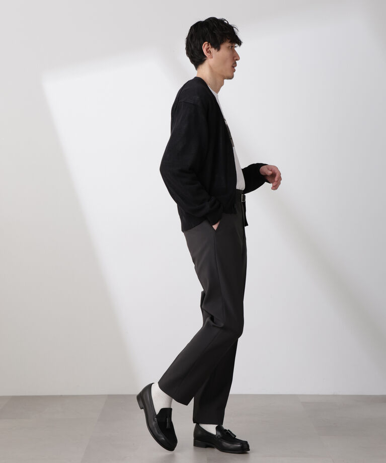 nano･universe「｢SOIGNE｣ECOPET(R)×AERO ツイルストレッチスラックス」|チノ|