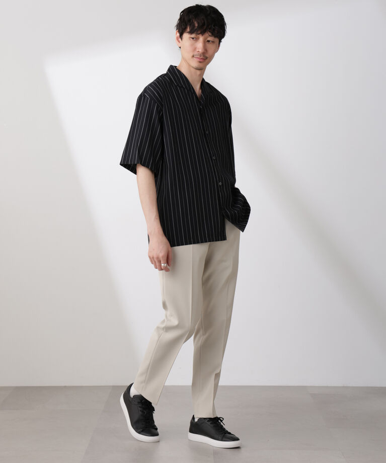 nano･universe「｢SOIGNE｣ECOPET(R)×AERO ツイルストレッチスラックス」|チノ|