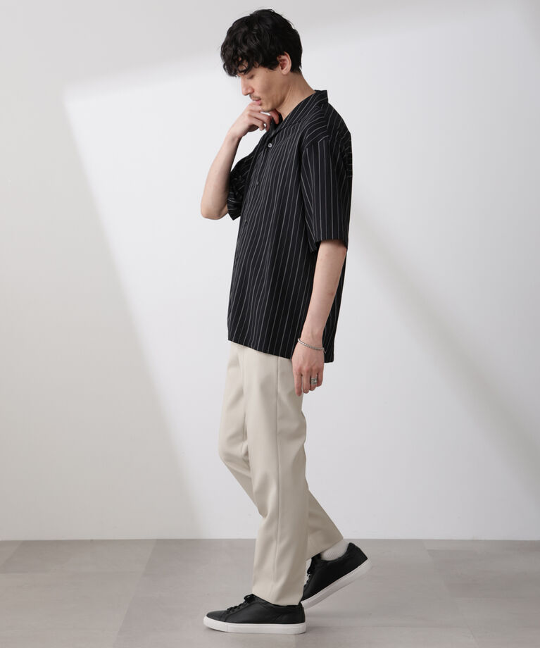 nano･universe「｢SOIGNE｣ECOPET(R)×AERO ツイルストレッチスラックス」|チノ|