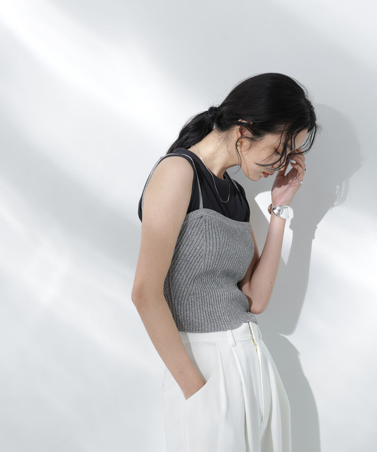 nano･universe「Anti Soaked(R) 汗染み防止ノースリーブTシャツ」|Tシャツ・カットソー|
