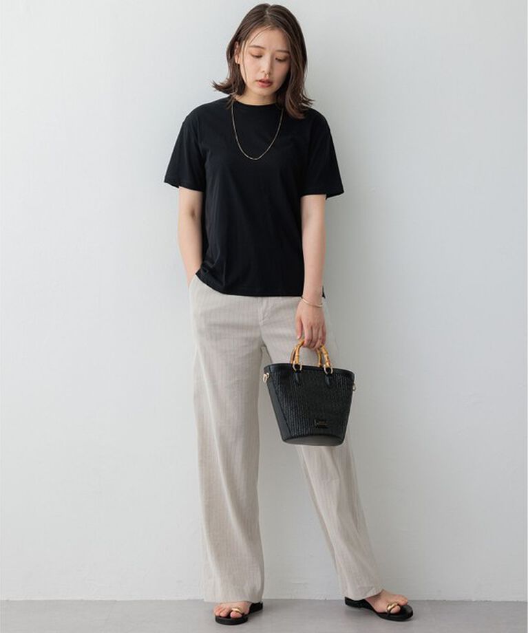 23区「【SLOW/WEB限定】シアーツイストシングルジャージー Tシャツ」|Tシャツ・カットソー|
