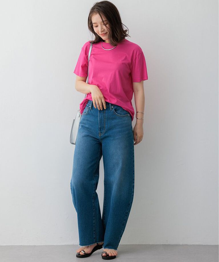 23区「【SLOW/WEB限定】シアーツイストシングルジャージー Tシャツ」|Tシャツ・カットソー|