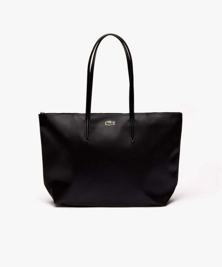 LACOSTE「L.12.12 プチピケ ラージ トートバッグ」|トートバッグ|ブラック