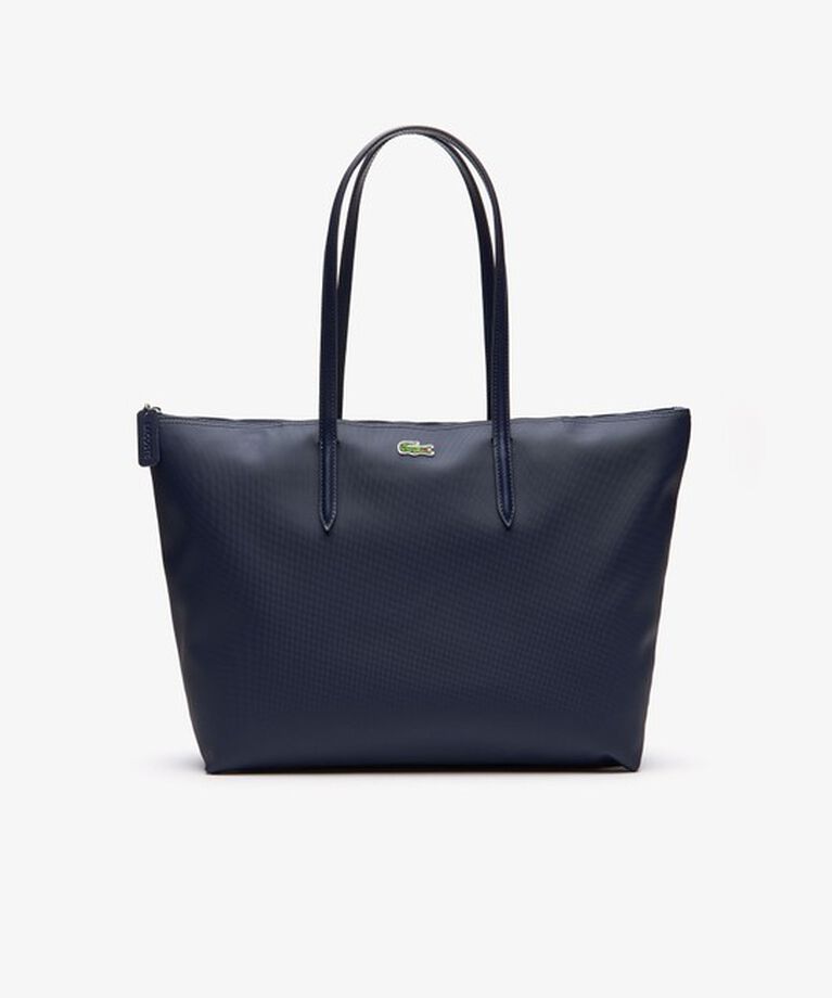 LACOSTE「L.12.12 プチピケ ラージ トートバッグ」|トートバッグ|ダークネイビー