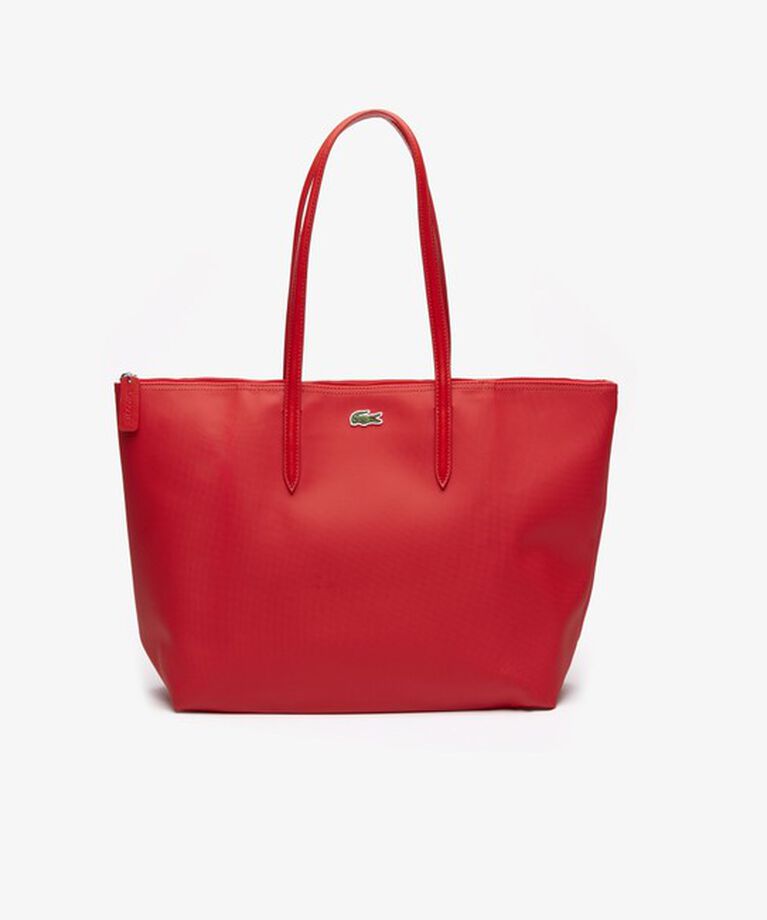LACOSTE「L.12.12 プチピケ ラージ トートバッグ」|トートバッグ|レッド