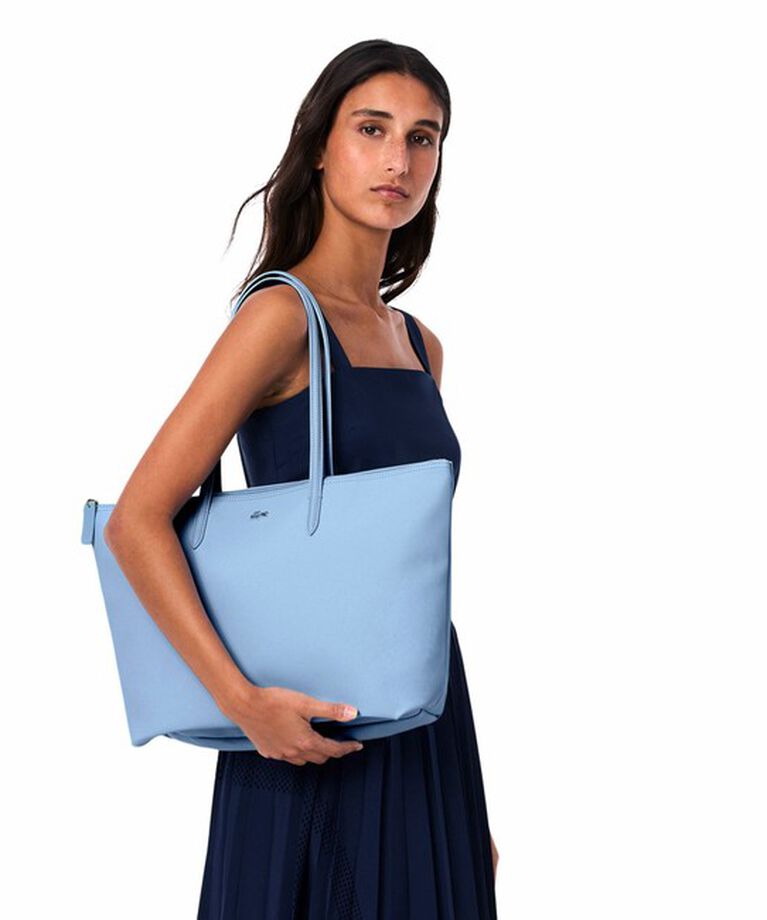LACOSTE「L.12.12 プチピケ ラージ トートバッグ」|トートバッグ|アクア