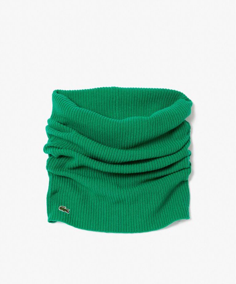 LACOSTE「スムースタッチ カシミヤニットネックゲイター / ネックウォーマー スヌード」|マフラー|