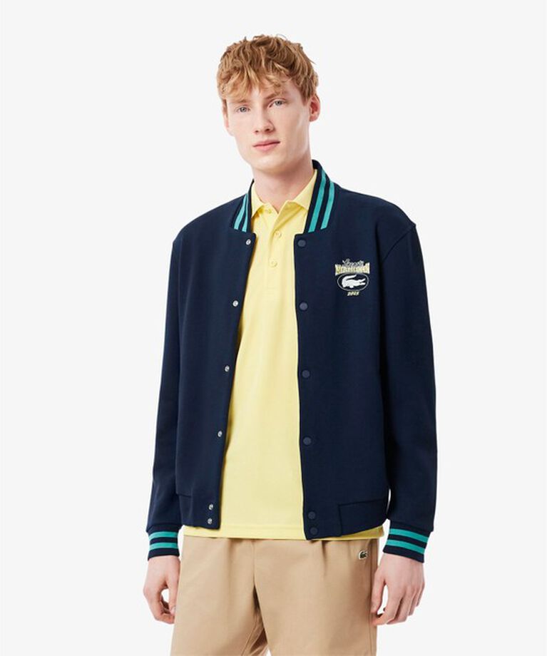 LACOSTE「2025マイアミオープンスウェットジャケット」|ブルゾン・スタジャン|