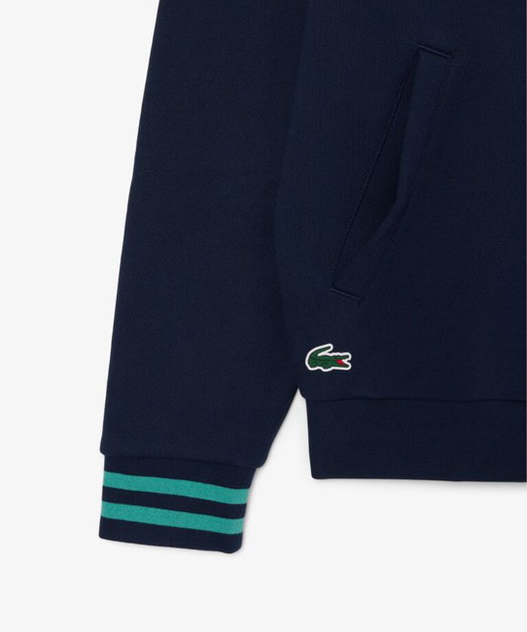 LACOSTE「2025マイアミオープンスウェットジャケット」|ブルゾン・スタジャン|