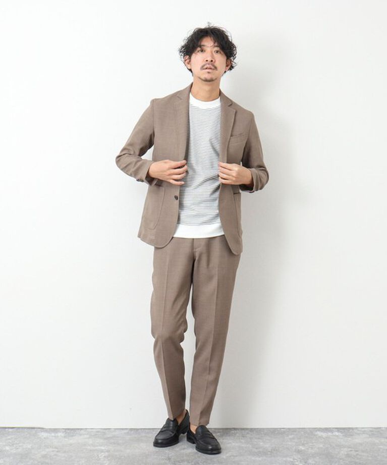 NOLLEY'S goodman「《ビジカジ対応》シルケットスムース / 天竺 ジャケット用Tシャツ」|Tシャツ・カットソー|
