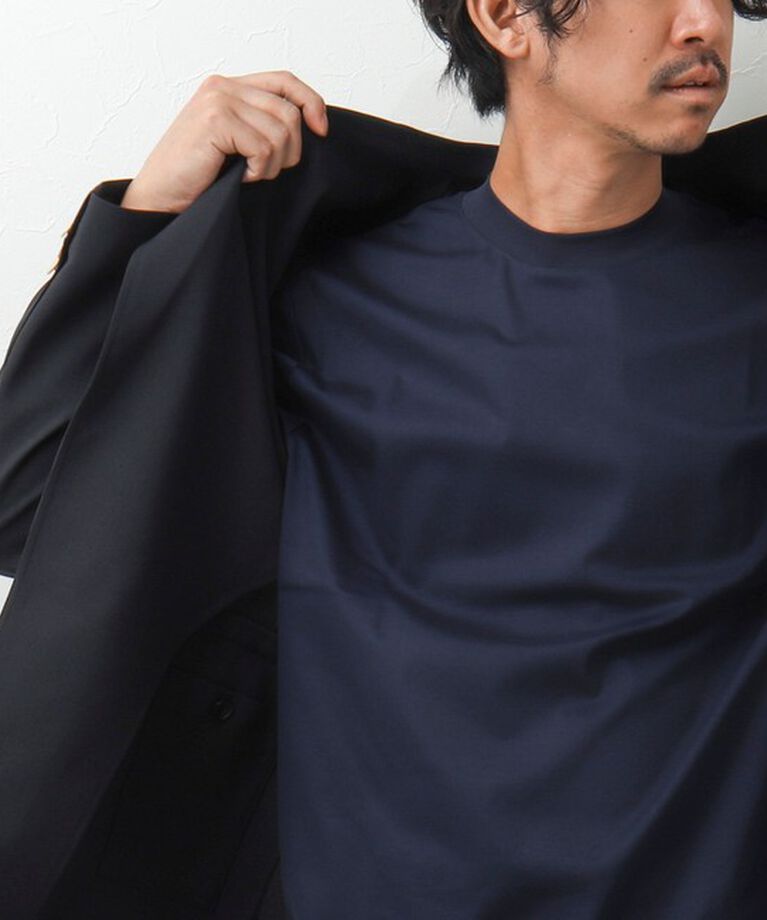 NOLLEY'S goodman「《ビジカジ対応》シルケットスムース / 天竺 ジャケット用Tシャツ」|Tシャツ・カットソー|