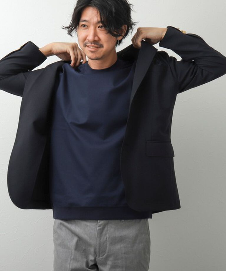 NOLLEY'S goodman「《ビジカジ対応》シルケットスムース / 天竺 ジャケット用Tシャツ」|Tシャツ・カットソー|