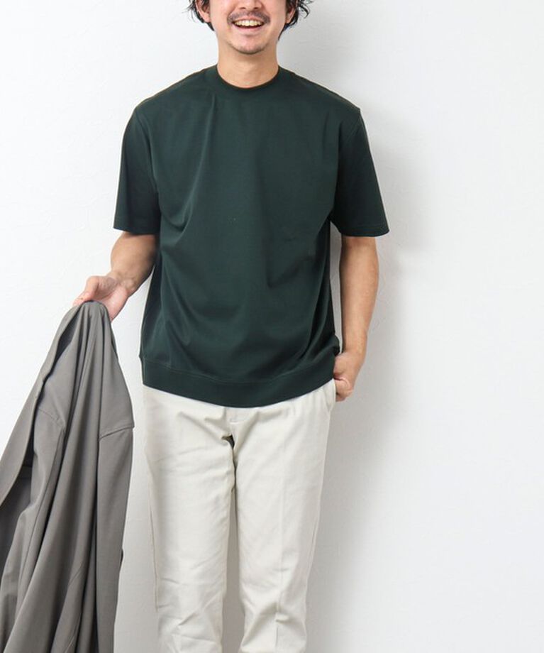 NOLLEY'S goodman「《ビジカジ対応》シルケットスムース / 天竺 ジャケット用Tシャツ」|Tシャツ・カットソー|