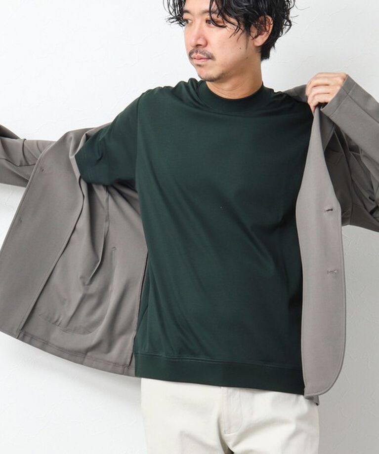 NOLLEY'S goodman「《ビジカジ対応》シルケットスムース / 天竺 ジャケット用Tシャツ」|Tシャツ・カットソー|