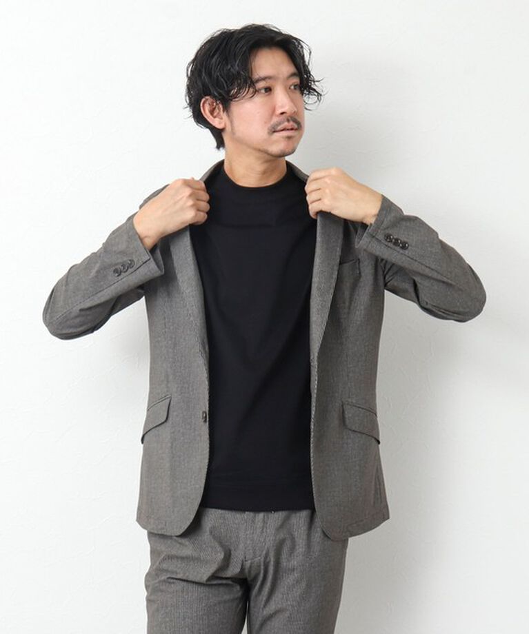 NOLLEY'S goodman「《ビジカジ対応》シルケットスムース / 天竺 ジャケット用Tシャツ」|Tシャツ・カットソー|