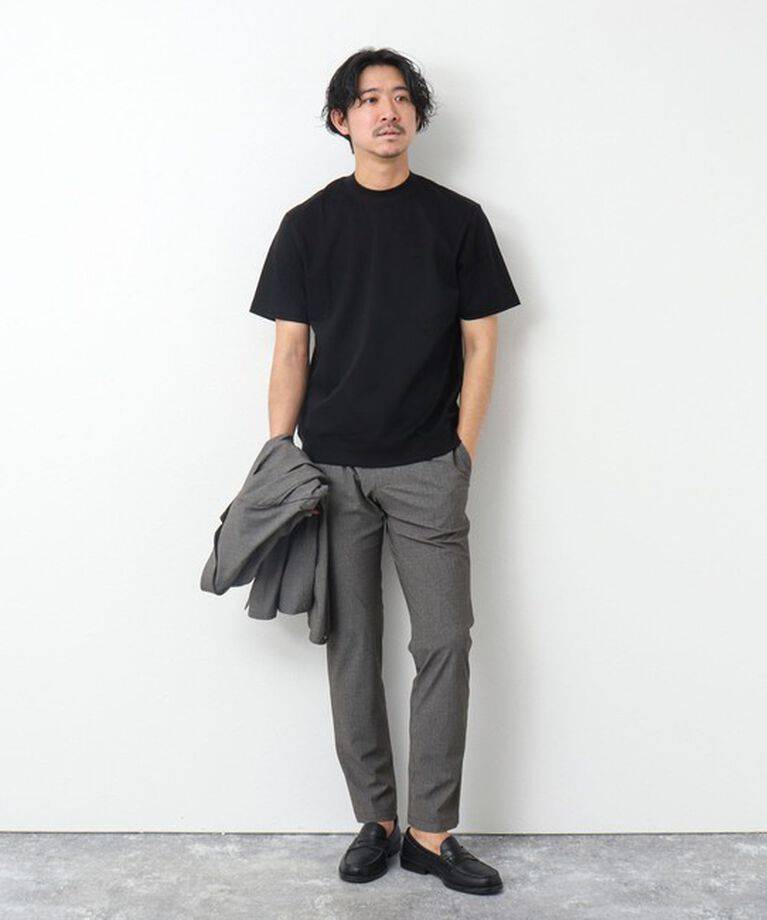 NOLLEY'S goodman「《ビジカジ対応》シルケットスムース / 天竺 ジャケット用Tシャツ」|Tシャツ・カットソー|
