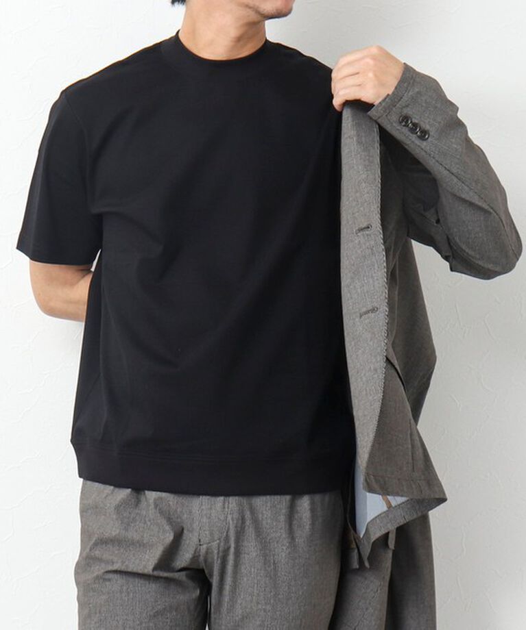 NOLLEY'S goodman「《ビジカジ対応》シルケットスムース / 天竺 ジャケット用Tシャツ」|Tシャツ・カットソー|