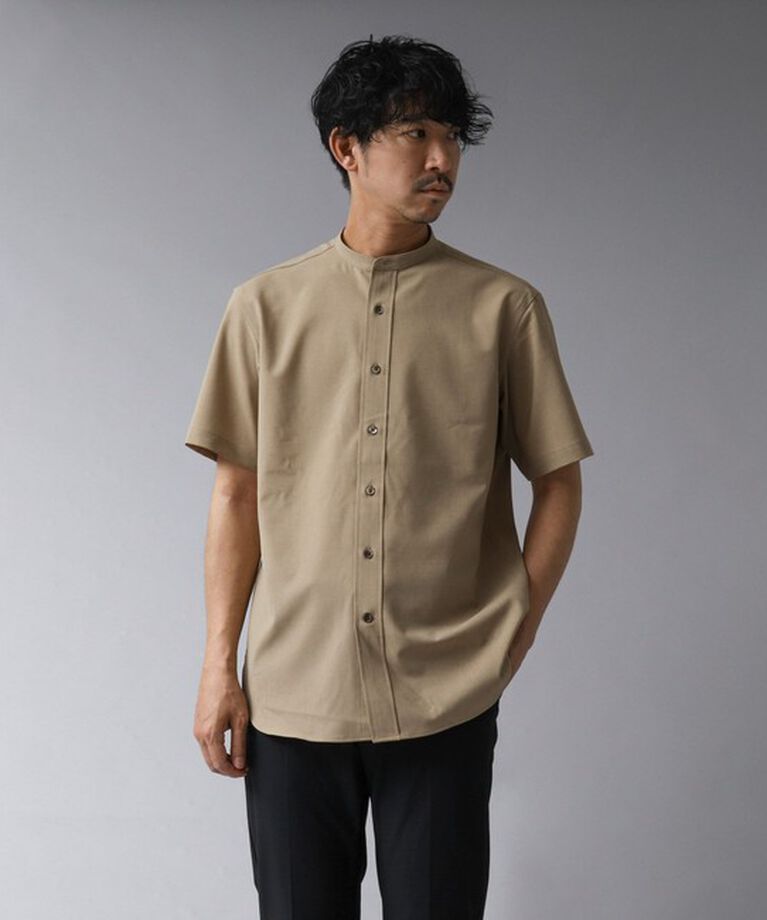 NOLLEY'S goodman「【ACTIVE SECT】《限定展開 / 速乾 / イージーケア》”ALL TIME DRY” バンドカラー半袖シャツ」|シャツ・ブラウス|