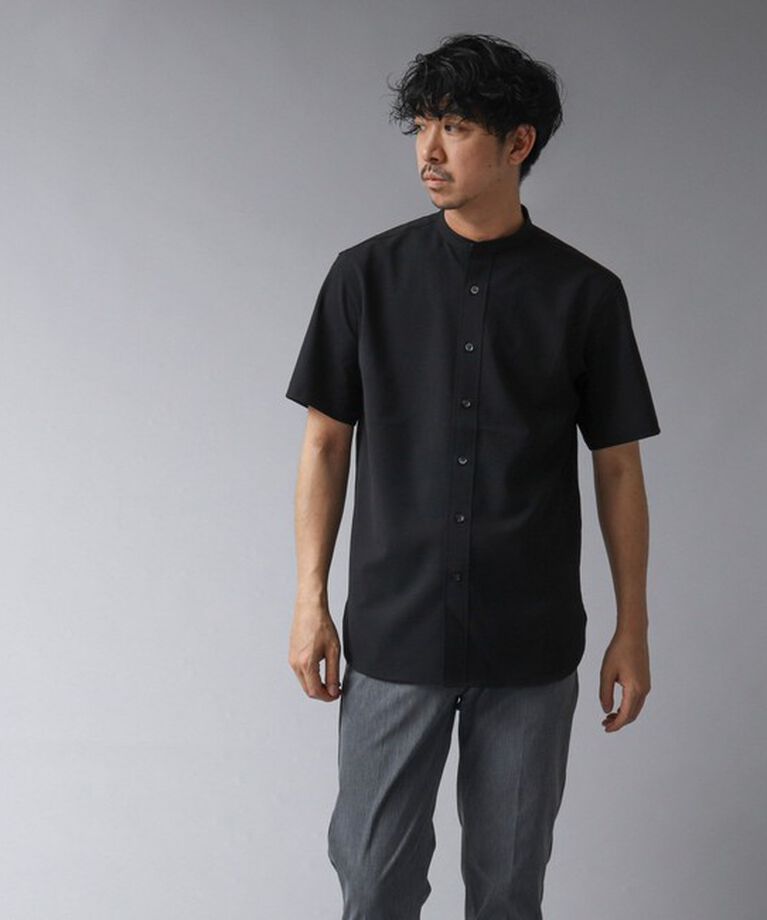 NOLLEY'S goodman「【ACTIVE SECT】《限定展開 / 速乾 / イージーケア》”ALL TIME DRY” バンドカラー半袖シャツ」|シャツ・ブラウス|