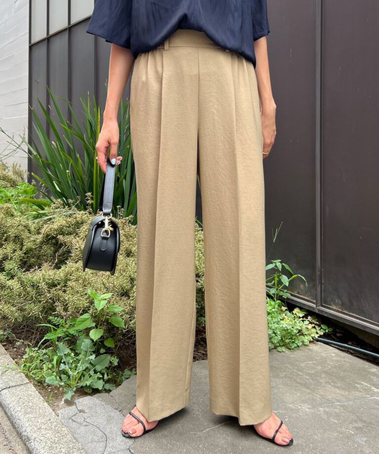 NOLLEY'S「ウォッシャブルイージードロストワイドパンツ」|その他|