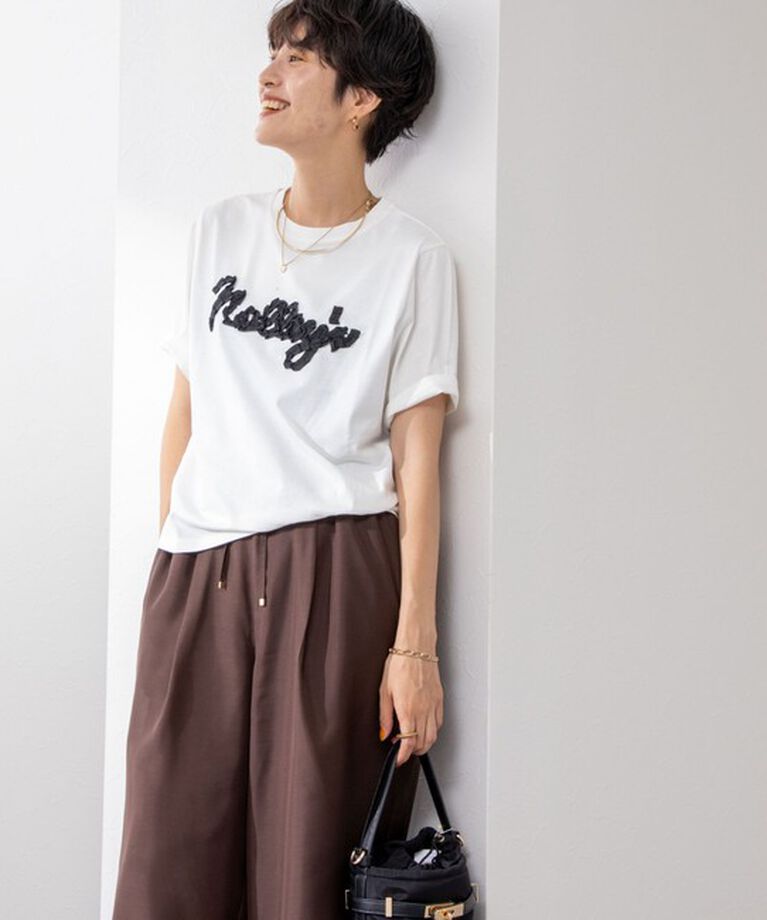 NOLLEY'S「ノーリーズ刺繍Tシャツ」|Tシャツ・カットソー|