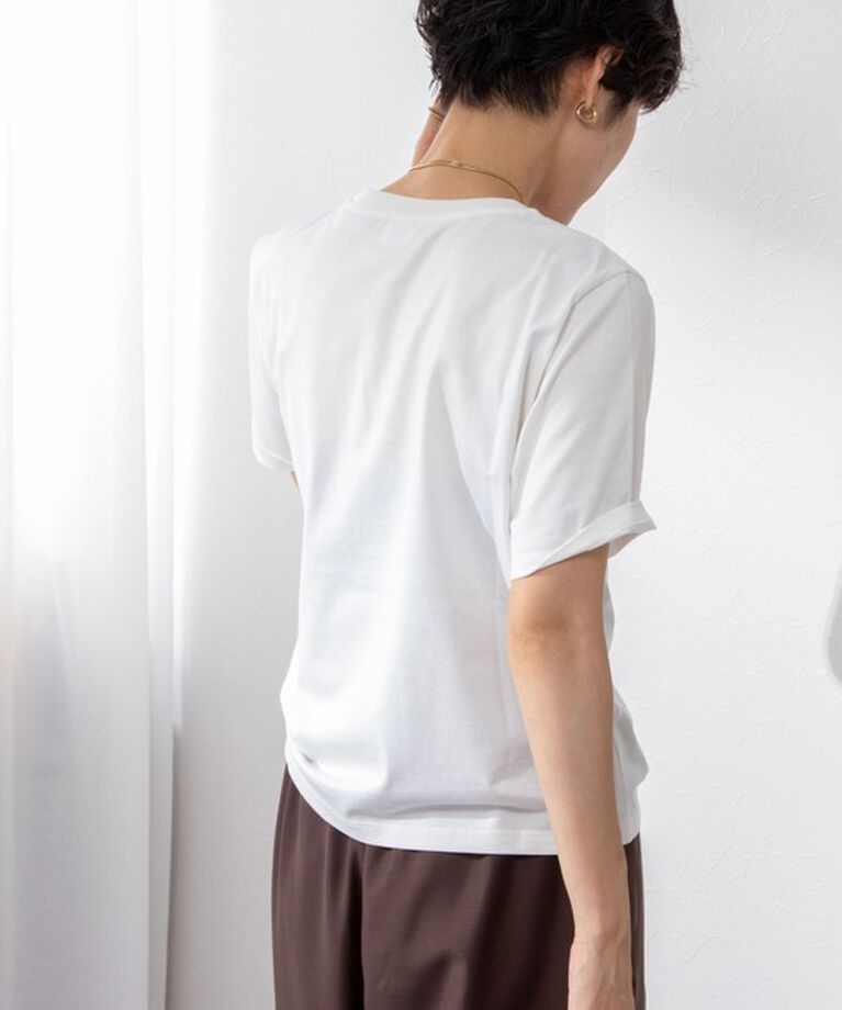 NOLLEY'S「ノーリーズ刺繍Tシャツ」|Tシャツ・カットソー|