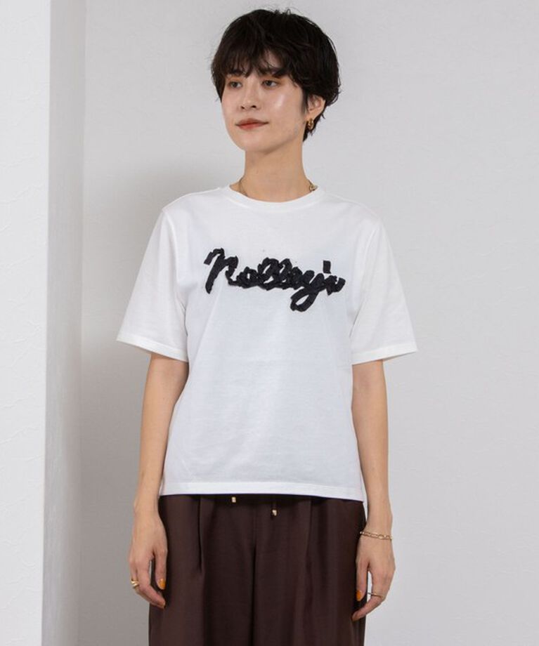 NOLLEY'S「ノーリーズ刺繍Tシャツ」|Tシャツ・カットソー|