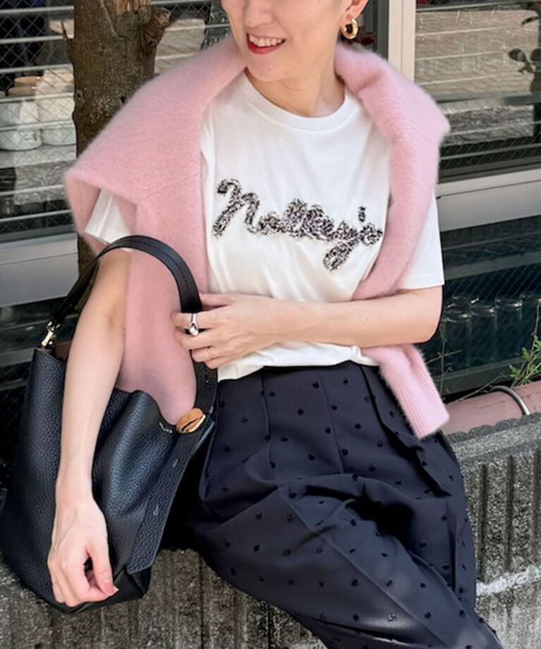 NOLLEY'S「ノーリーズ刺繍Tシャツ」|Tシャツ・カットソー|