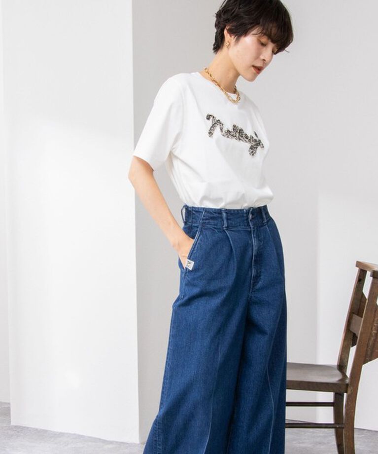 NOLLEY'S「ノーリーズ刺繍Tシャツ」|Tシャツ・カットソー|