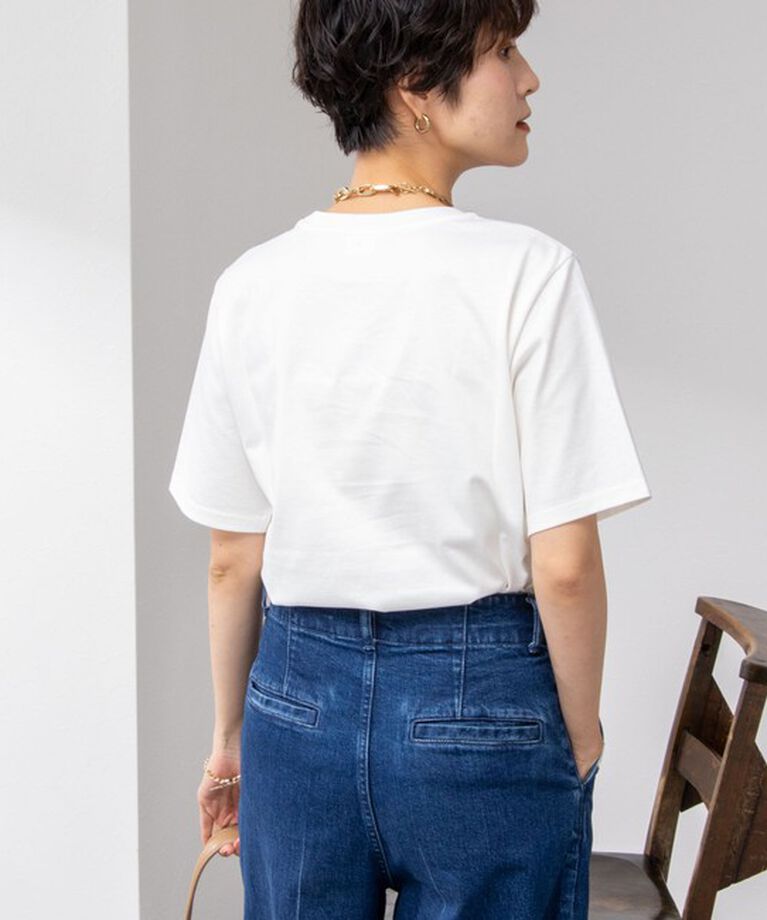 NOLLEY'S「ノーリーズ刺繍Tシャツ」|Tシャツ・カットソー|