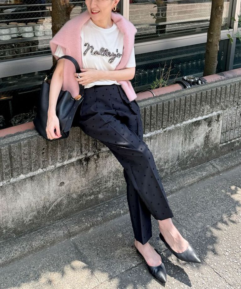 NOLLEY'S「ノーリーズ刺繍Tシャツ」|Tシャツ・カットソー|